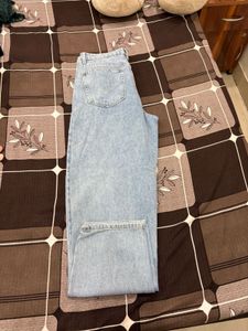 Light Wash Wide Leg Jeans
