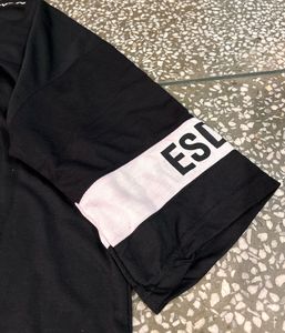 Boys New Trendy Black Graphic Tee