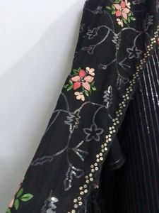 Black Georgette Suit For Women