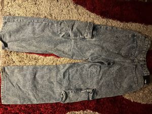 medium waist baggy y2k korean jeans