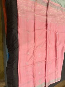 💯 Pure Silk Saree - Pink