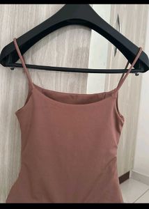 Mauve Bodysuit Top