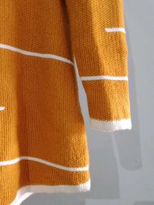 Mustard Striped Top