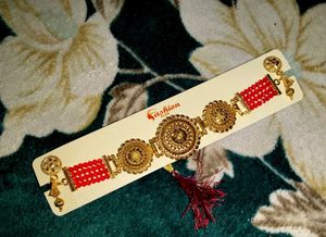 Elegant and Gold-Tone Necklace &amp; Earring Set