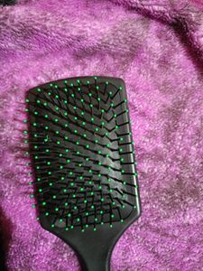 Paddle Brush With Round Green Tips