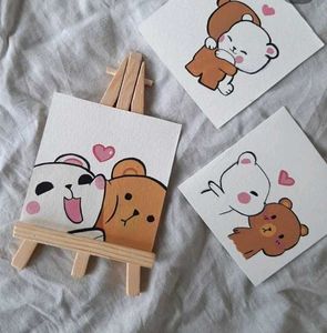 Cute Bear Painting Set