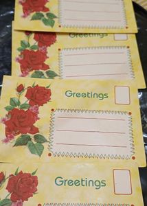 old alphabet and envelope