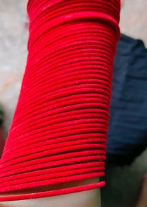 Red Velvet Bangles( 48 Peice)