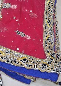Heavy Wedding Lehenga 3 Pes He Full Daimod Wala H