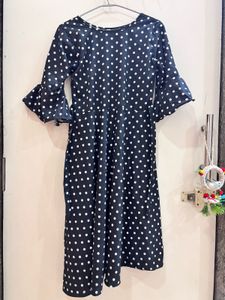 Polka Dot Midi Dress