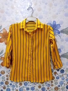 Striped Yellow Shirt