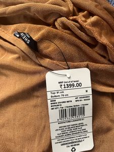 shein Tan Two-Piece Set