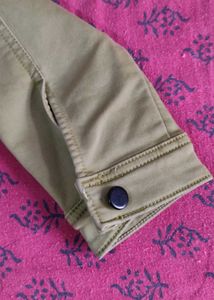 Stylish Green Denim Jacket