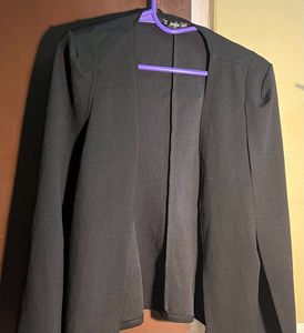 Cape Sleeves Casual Chic Blazer