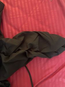 Drawstring Detail parachute Pants