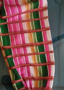 Colorful Plaid Smocked Top