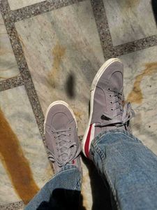 US POLO ASSN grey And Red Shoes