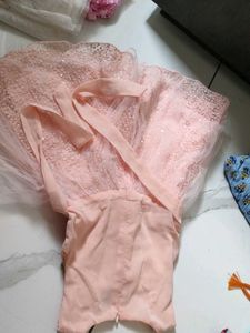 Cute peach Party Dress