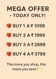 MEGA OFFER VALID FOR 24 Hours Only