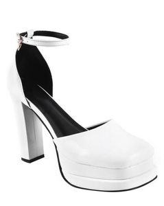 White Platform Heels