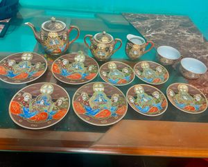 Vintage Japanese Porcelain Ceramic Antique Set