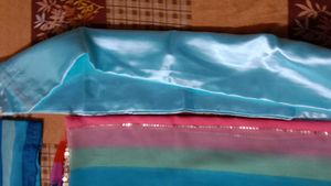 Colourful Saree With Blouse Petticoat