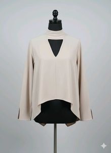 Nude party wear top