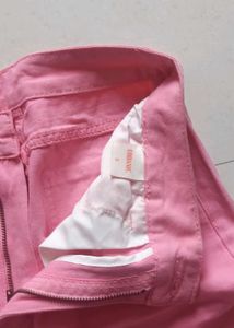Pink Flared Jeans