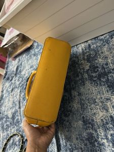 Aldo Yellow Satchel