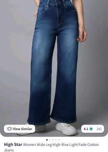 Flared Jeans From Myntra Blue