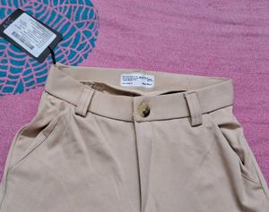 Kotty Beige Regular Trousers