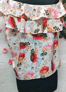🎁Buy Two Get One Free🎁Floral Off-Shoulder Top