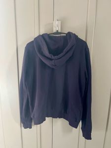 Navy Blue Zip-Up Hoodie