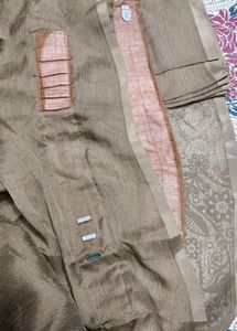 Coffee Brown Beautiful Saree