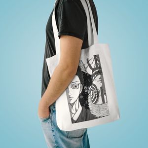 Anime Print Tote Bag