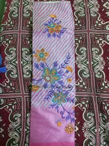 Embroidered Fabric Piece Without Dupatta