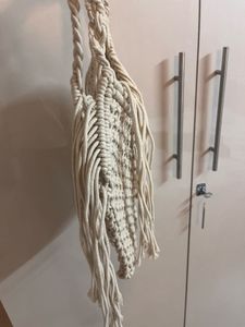 Macrame beach/travel shoulder bag