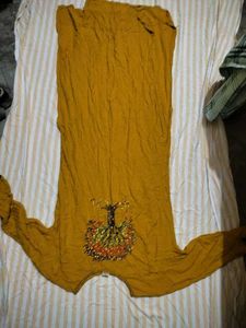 Mustard Kurta