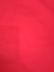 Red Cut-Out Long Sleeve Tee