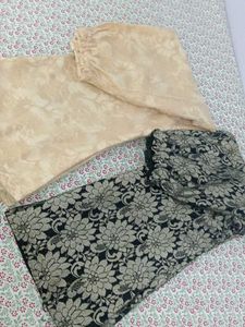 Festive Combo Black &amp; Gold+Beige Golden Pant Dp👇