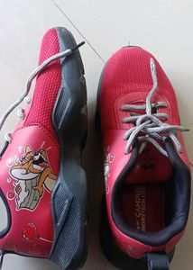 Campus Running Shoes with black school shoe