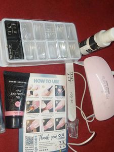 THR3E STROKES Pink Nail Extension Gel