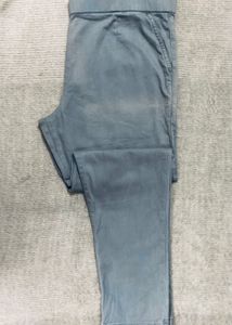 GO COLOURS - Ebony Grey Cotton Stretch Kurti Pants