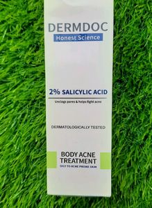 Dermdoc  2% Salicylic Acid Body Acne Treatment