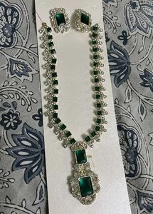 Emerald Green Necklace Set
