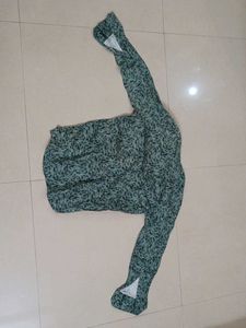 Green Printed Shirt