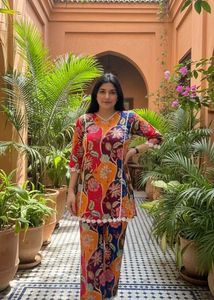 vibrant lace co-ord Set