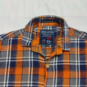 Guys Style Plaid Shirt - 40