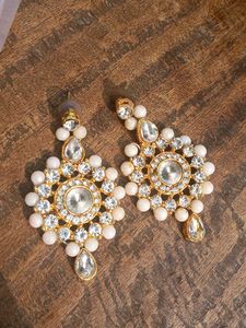 Elegant Pearl &amp; Crystal Jewelry Set