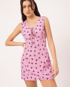 Cherry Pink Mini Skirt